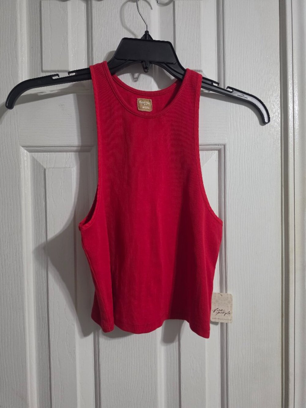 Free People Free-est Tropic Red Crop Tank
